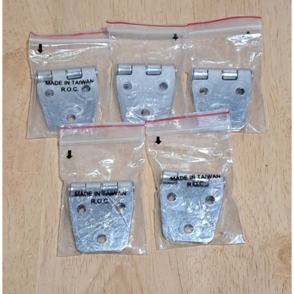 5 Amerock Stainless Steel Hinges 3" *1.5" Strap Hinges